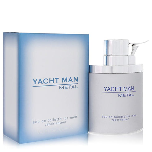 Yacht-Man-Metal-by-Myrurgia-For-Men Eau De Toilette Spray 3.4 oz (100 ml)